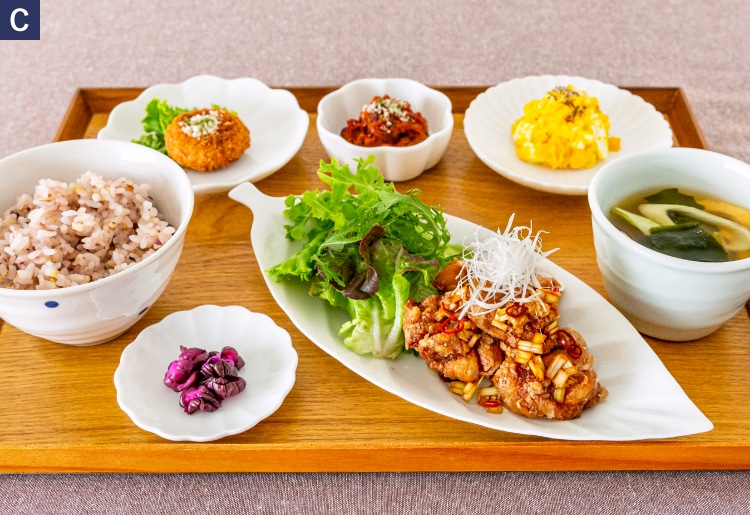 揚げ鶏のねぎソース