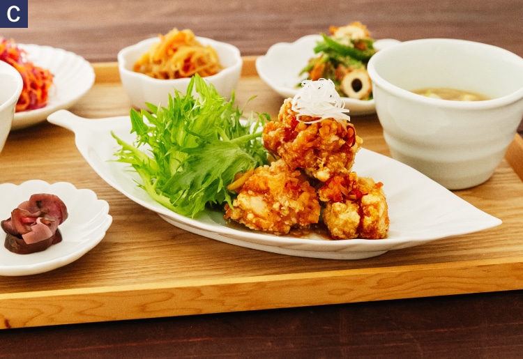 揚げ鶏のねぎソース