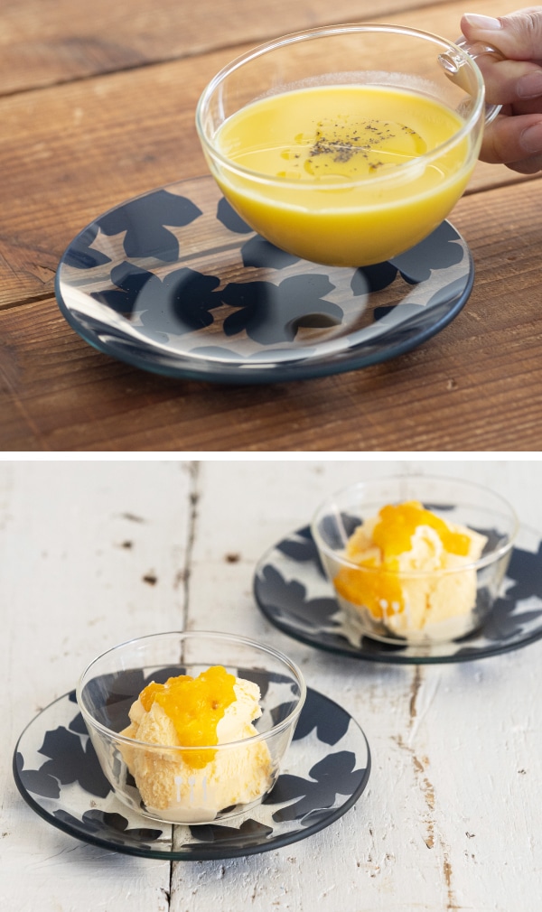 クレマチス ガラスプレート