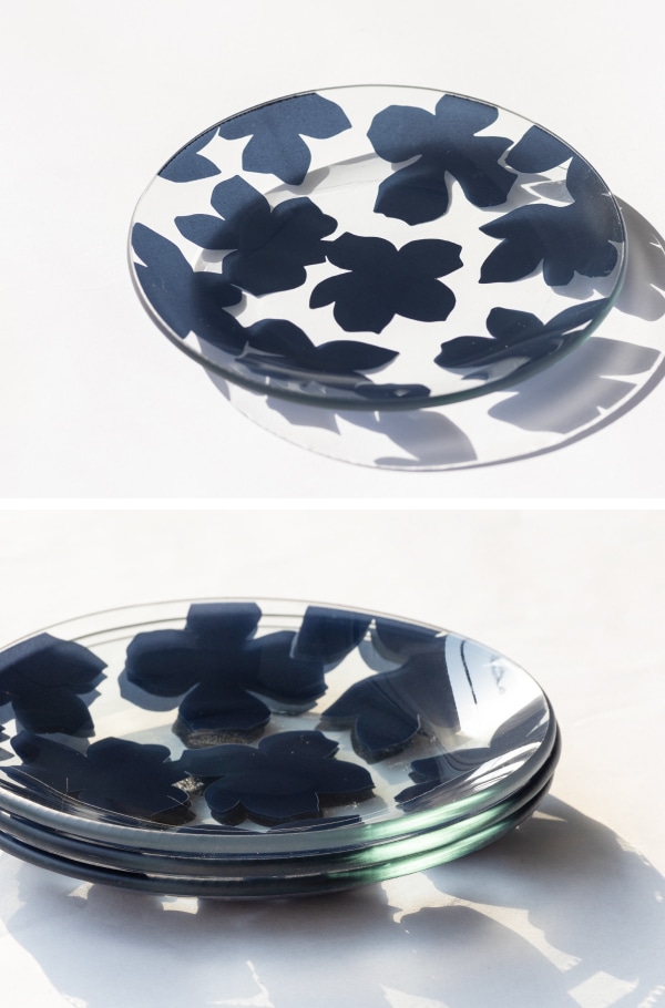 クレマチス ガラスプレート