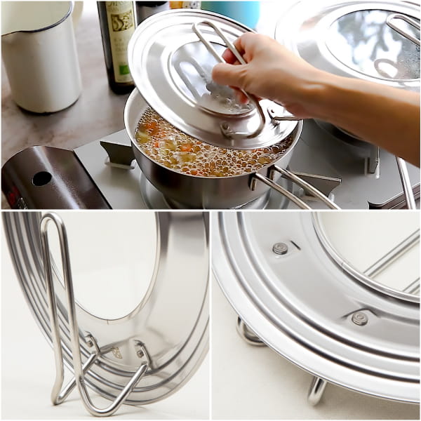 ステンレスフライパンカバー