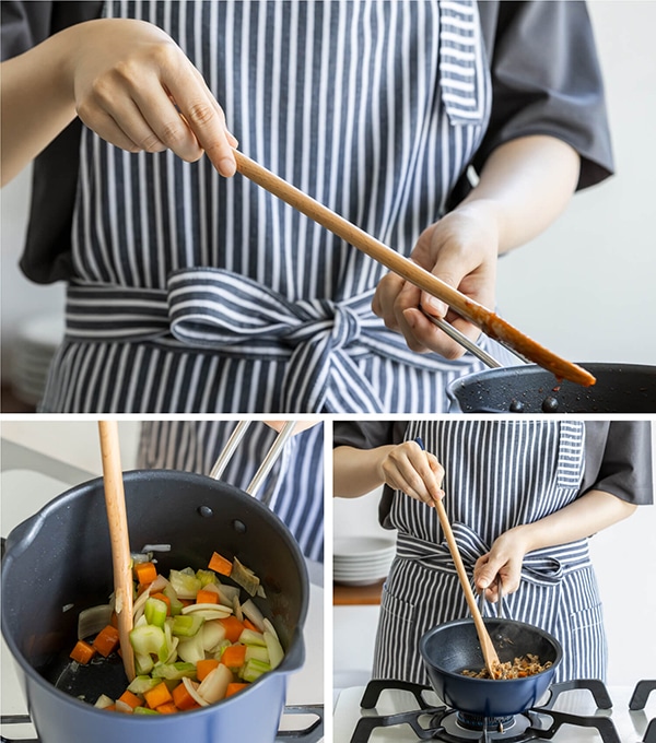 調理用スプーン小ネイビー