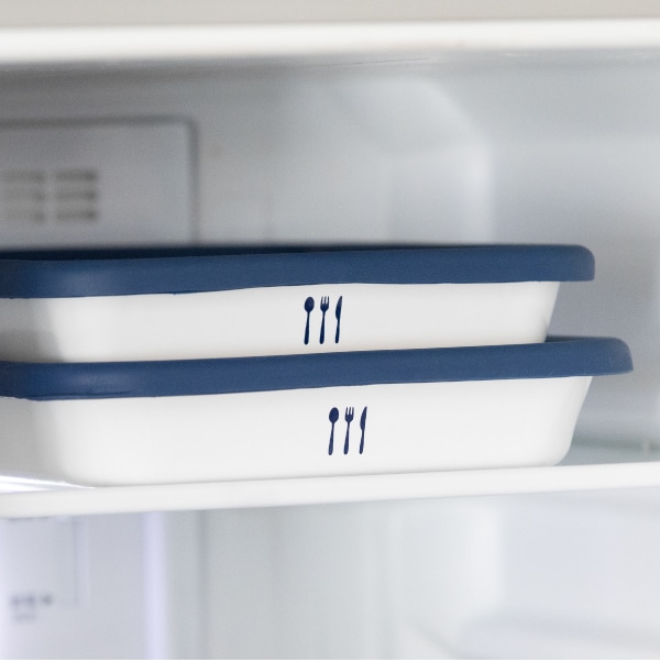 ホーローバット(蓋付き)