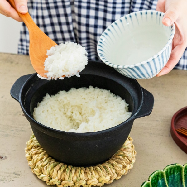 南部鉄器 ごはん鍋 2合 (IH対応)｜鉄器｜料理家 栗原はるみ