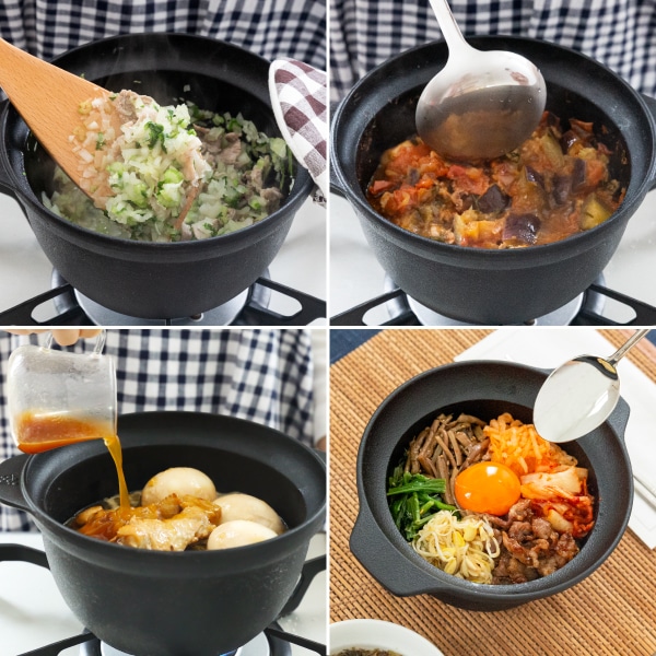 南部鉄器 ごはん鍋 2合 (IH対応)｜鉄器｜料理家 栗原はるみ レシピ