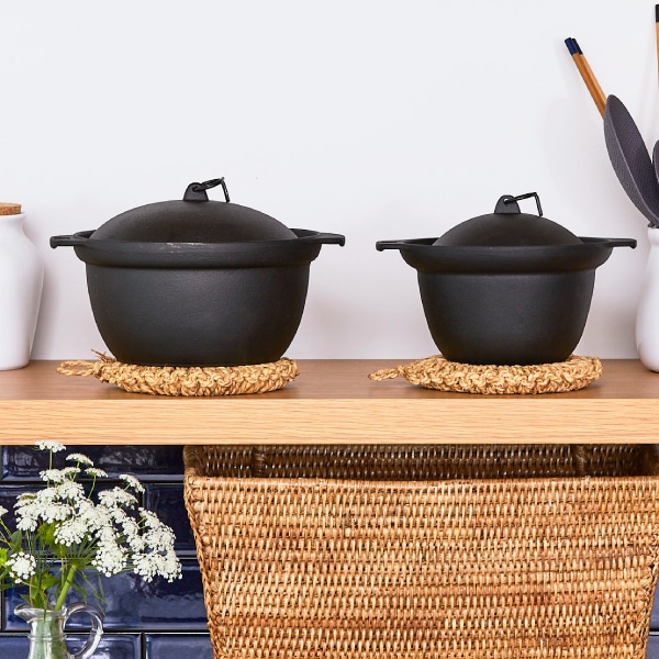 南部鉄器 ごはん鍋 1合 (直火専用)｜鉄器｜料理家 栗原はるみ
