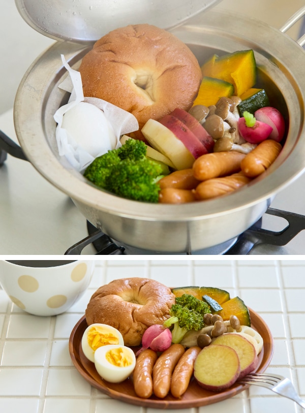 鍋用 ドーム型蒸し器