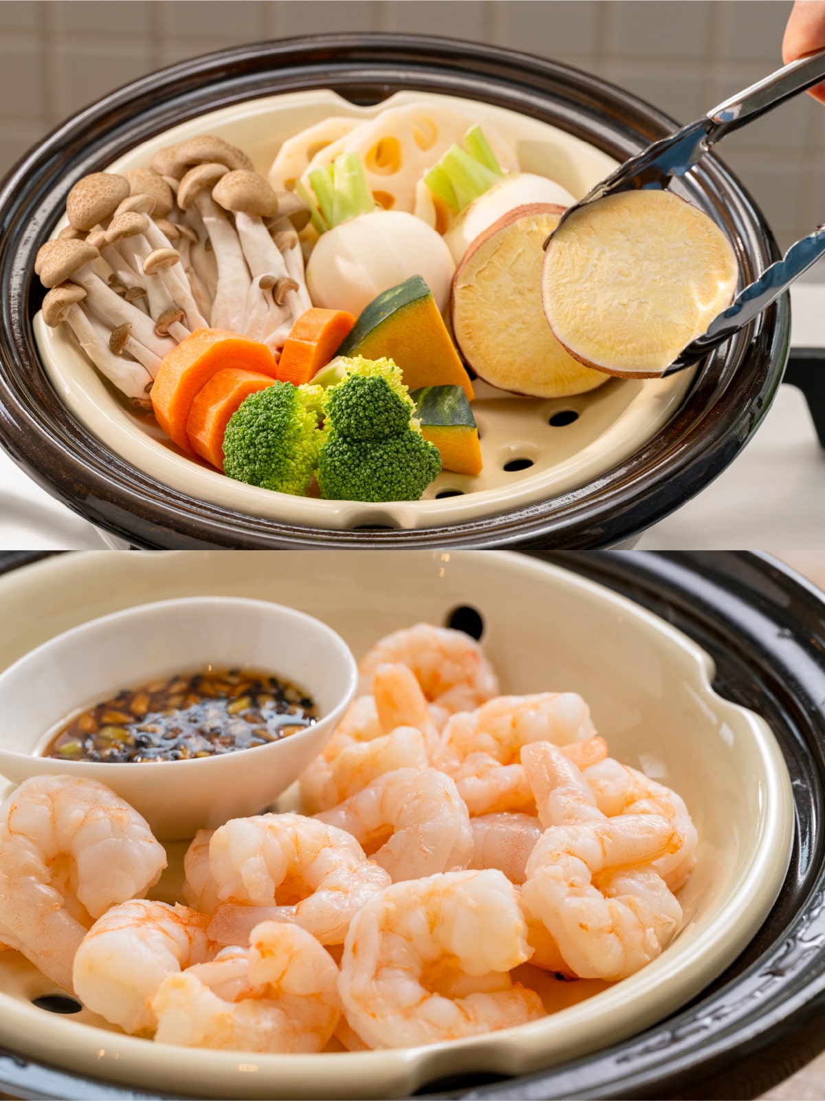 伊賀丸土鍋 蒸し板付 大