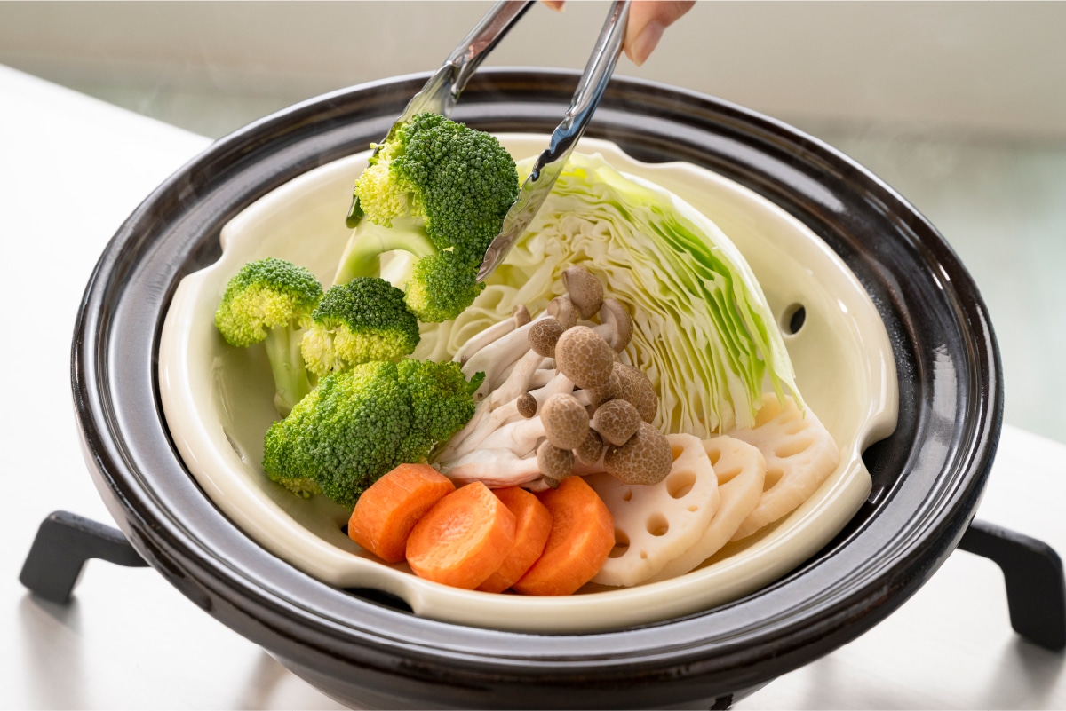 伊賀丸土鍋 蒸し板付 大