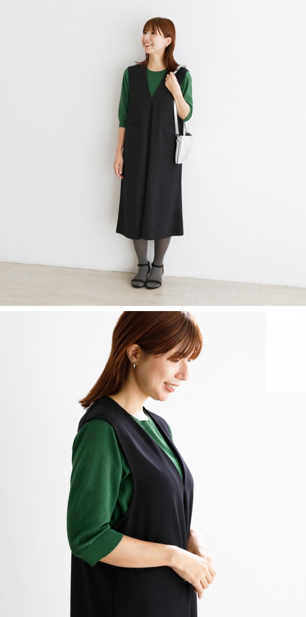 きれいめニット合わせ