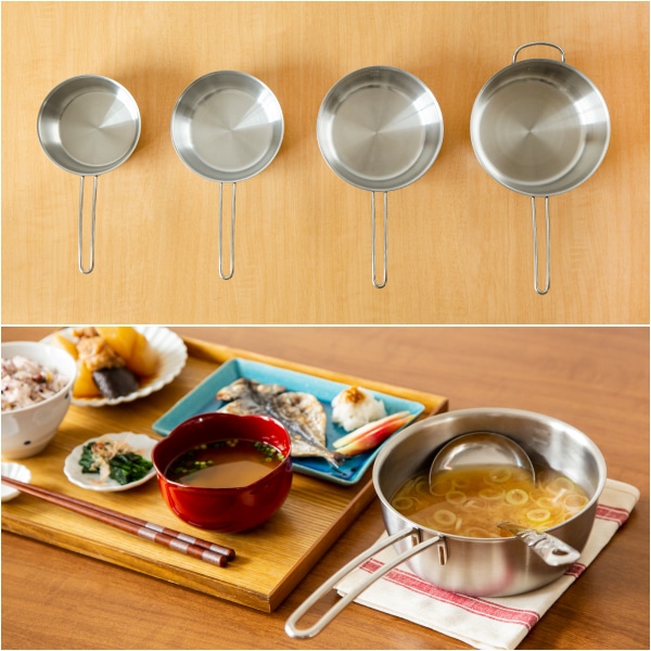 未使用品】IH対応 栗原はるみ 雪平鍋16cm＆蓋＆トングのセット kengamagjike.com