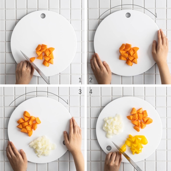 丸まな板(中)マスタード