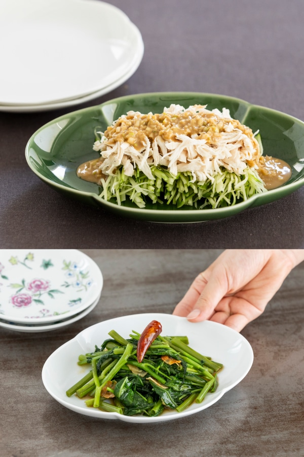 木瓜皿 白磁