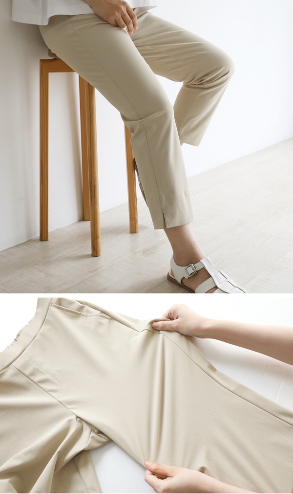 ライトストレッチテーパードパンツ
