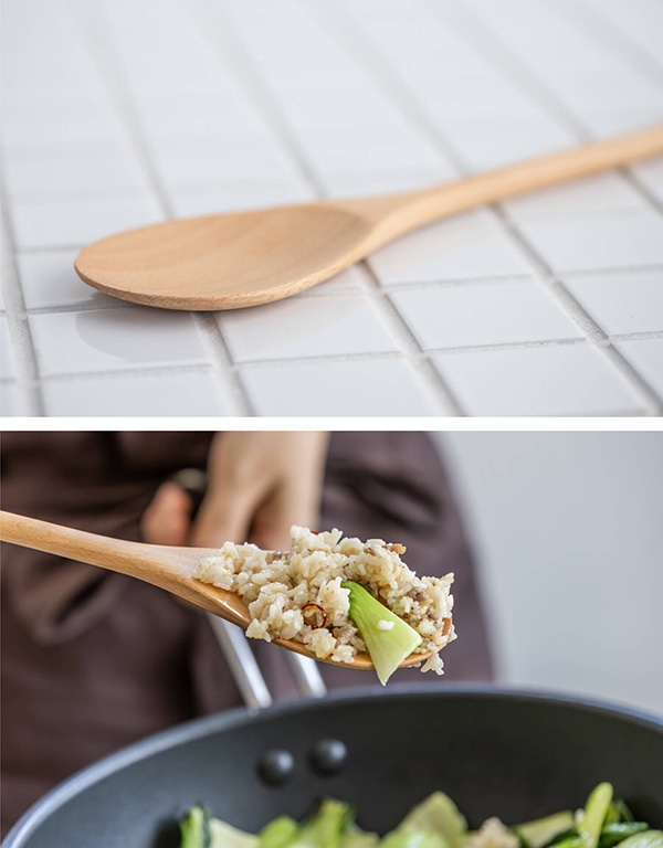 調理用スプーン大グリーン